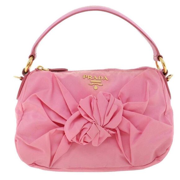 PRADA Hand Bag Nylon 2way Pink - Picture 13 of 15
